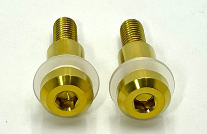 Titanium Triangle Shoulder Bolts - Surron LBS LBX, Segway X160 X260 (2)